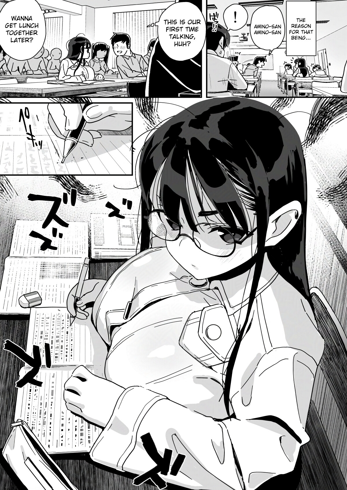 Hentai Manga Comic-U-cup dick-pleasing girl Amino-san, who I found out was a streamer-Read-7